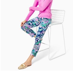 Lilly Pulitzer Cali stretch pant size 4 new with tags this seasons print